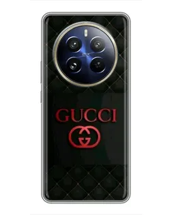 Чохол для Realme 12 Pro з картинкою «Gucci — стьобаний чорний»