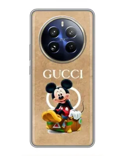 Чохол для Realme 12 Pro з картинкою «Міккі Маус Gucci — крафт»