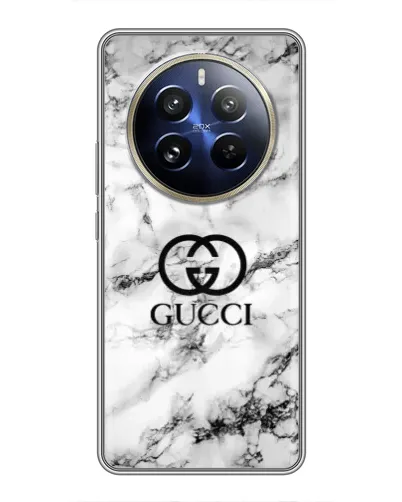 Чохол для Realme 12 Pro з картинкою «Gucci — мармуровий шик»