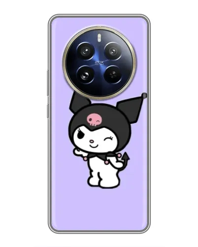 Чохол для Realme 12 Pro з картинкою «Класична Kuromi» Чохол для Realme 12 Pro з картинкою «Класична Kuromi»