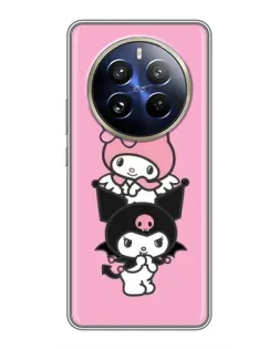 Чохол для Realme 12 Pro з картинкою «Тріо My Melody та Kuromi» Чохол для Realme 12 Pro з картинкою «Тріо My Melody та Kuromi»