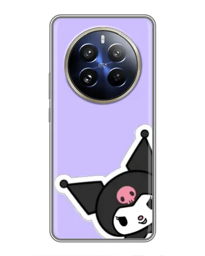 Чохол для Realme 12 Pro з картинкою «Кумедна Kuromi» Чохол для Realme 12 Pro з картинкою «Кумедна Kuromi»