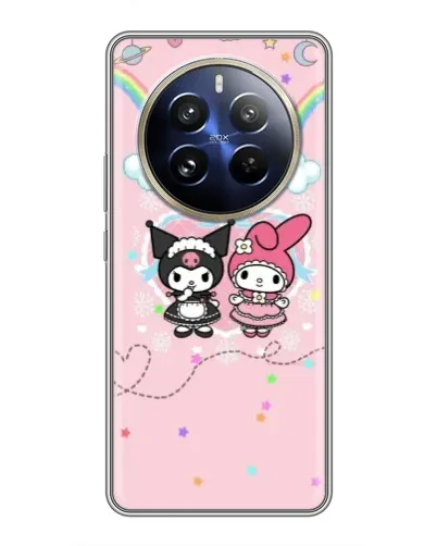 Чохол для Realme 12 Pro з картинкою «My Melody та Kuromi» Чохол для Realme 12 Pro з картинкою «My Melody та Kuromi»
