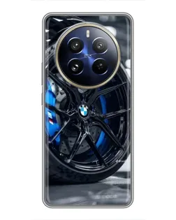 Чохол для Realme 12 Pro з картинкою «Колесо BMW зблизька»