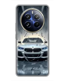 Чохол для Realme 12 Pro з картинкою «BMW у світлі фар»