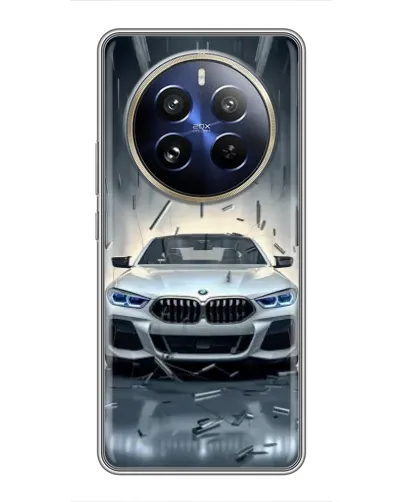 Чохол для Realme 12 Pro з картинкою «BMW у світлі фар» Чохол для Realme 12 Pro з картинкою «BMW у світлі фар»