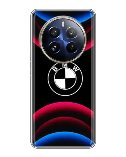 Чохол для Realme 12 Pro з картинкою «Логотип BMW та неонові дуги» Чохол для Realme 12 Pro з картинкою «Логотип BMW та неонові дуги»