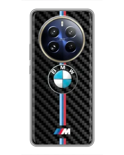 Чохол для Realme 12 Pro з картинкою «Емблема BMW та карбон» Чохол для Realme 12 Pro з картинкою «Емблема BMW та карбон»