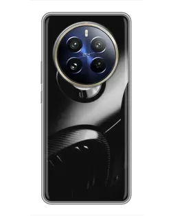 Чохол для Realme 12 Pro з картинкою «Емблема BMW — макро»