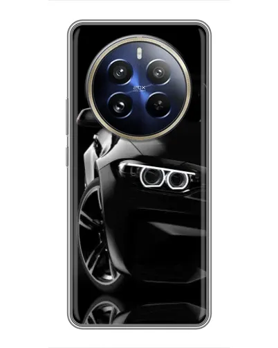 Чохол для Realme 12 Pro з картинкою «Чорна BMW — профіль» Чохол для Realme 12 Pro з картинкою «Чорна BMW — профіль»