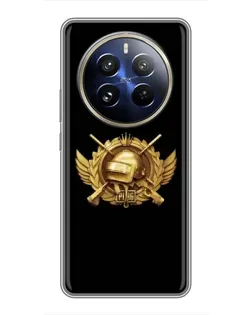 Чохол для Realme 12 Pro з картинкою «PUBG — помаранчевий градієнт»