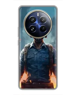 Чохол для Realme 12 Pro з картинкою «PUBG — реалістичний герой»
