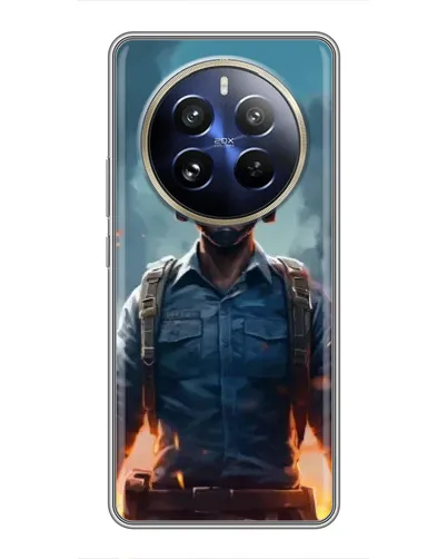 Чохол для Realme 12 Pro з картинкою «PUBG — реалістичний герой»