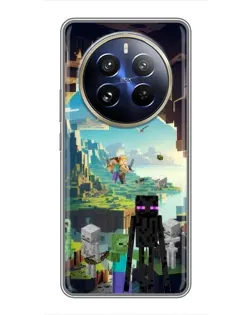Чохол для Realme 12 Pro з картинкою «Ендермен у лісі»