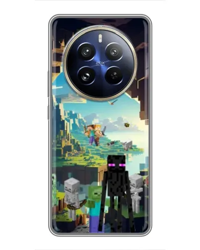 Чохол для Realme 12 Pro з картинкою «Ендермен у лісі»