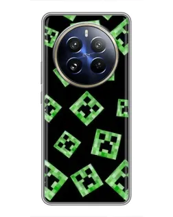 Чохол для Realme 12 Pro з картинкою «Паттерн з кріперами»
