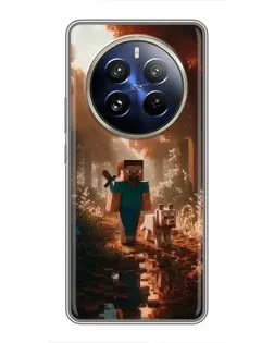Чохол для Realme 12 Pro з картинкою «Стів у лісі»