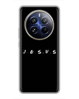 Чохол для Realme 12 Pro з картинкою «Крапки віри J.E.S.U.S.»
