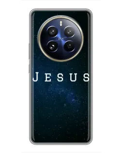 Чохол для Realme 12 Pro з картинкою «Зоряне небо Jesus»