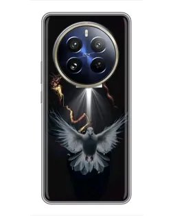 Чохол для Realme 12 Pro з картинкою «Голуб та Світло»