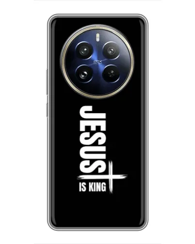 Чохол для Realme 12 Pro з картинкою «Вертикаль віри Jesus»