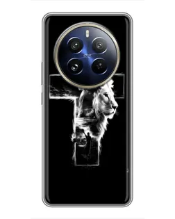 Чохол для Realme 12 Pro з картинкою «Сяючий хрест Jesus»
