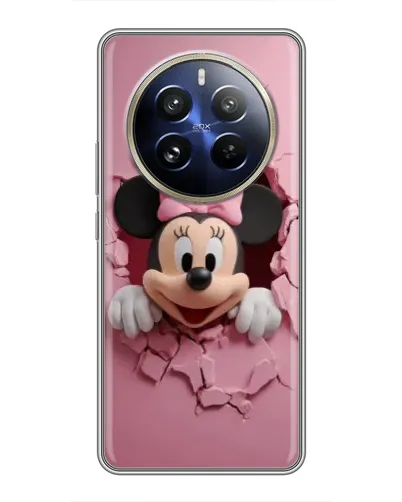 Чохол для Realme 12 Pro з картинкою «Мінні крізь стіну»