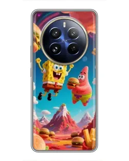Чохол для Realme 12 Pro з картинкою «Космічний фастфуд»