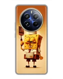 Чохол для Realme 12 Pro з картинкою «Губка Боб кухар»