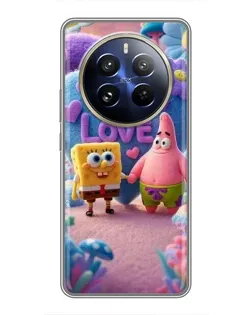 Чохол для Realme 12 Pro з картинкою «Губка Боб Патрік»