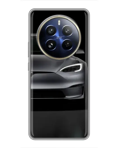 Чохол для Realme 12 Pro з картинкою «Tesla Model S Look» Чохол для Realme 12 Pro з картинкою «Tesla Model S Look»