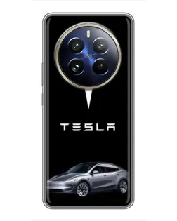 Чохол для Realme 12 Pro з картинкою «Tesla Model Y»