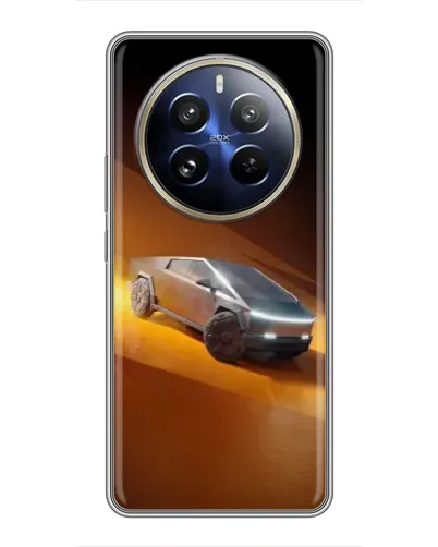 Чохол для Realme 12 Pro з картинкою «Cybertruck у пустелі» Чохол для Realme 12 Pro з картинкою «Cybertruck у пустелі»