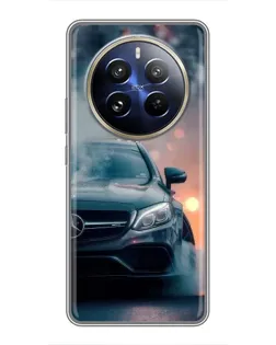 Чохол для Realme 12 Pro з картинкою «Mercedes — нічне місто»