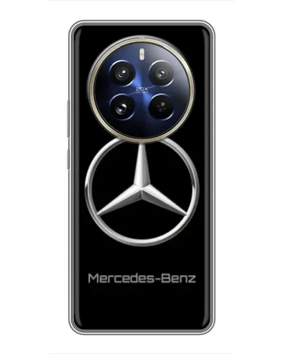 Чохол для Realme 12 Pro з картинкою «Mercedes Silver Logo» Чохол для Realme 12 Pro з картинкою «Mercedes Silver Logo»