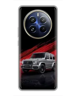 Чохол для Realme 12 Pro з картинкою «Mercedes G-Class червоний»