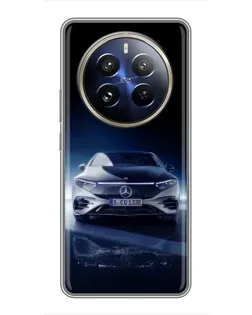 Чохол для Realme 12 Pro з картинкою «Нічний Mercedes EQ»