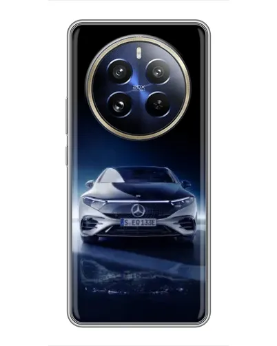 Чохол для Realme 12 Pro з картинкою «Нічний Mercedes EQ» Чохол для Realme 12 Pro з картинкою «Нічний Mercedes EQ»