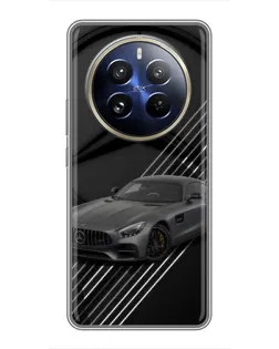 Чохол для Realme 12 Pro з картинкою «Mercedes AMG — графіка»