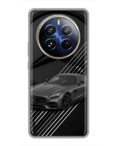 Чохол для Realme 12 Pro з картинкою «Mercedes AMG — графіка» Чохол для Realme 12 Pro з картинкою «Mercedes AMG — графіка»