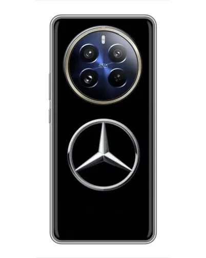 Чохол для Realme 12 Pro з картинкою «Mercedes класичний лого» Чохол для Realme 12 Pro з картинкою «Mercedes класичний лого»