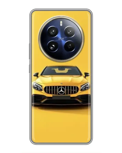 Чохол для Realme 12 Pro з картинкою «Жовтий Mercedes GT» Чохол для Realme 12 Pro з картинкою «Жовтий Mercedes GT»
