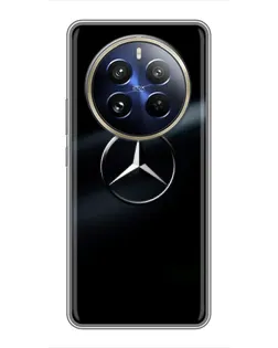 Чохол для Realme 12 Pro з картинкою «Mercedes на металі»