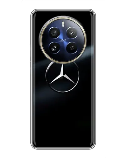 Чохол для Realme 12 Pro з картинкою «Mercedes на металі» Чохол для Realme 12 Pro з картинкою «Mercedes на металі»