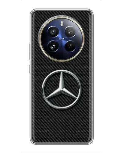 Чохол для Realme 12 Pro з картинкою «Карбоновий Mercedes стиль» Чохол для Realme 12 Pro з картинкою «Карбоновий Mercedes стиль»