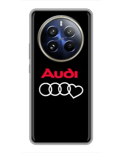 Чохол для Realme 12 Pro з картинкою «Логотип Audi Heart» Чохол для Realme 12 Pro з картинкою «Логотип Audi Heart»