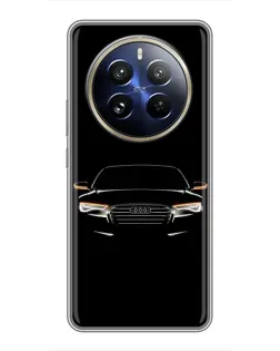 Чохол для Realme 12 Pro з картинкою «Audi — нічний контур»
