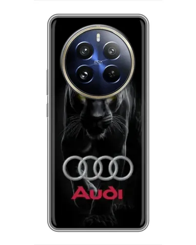 Чохол для Realme 12 Pro з картинкою «Пантера та Audi» Чохол для Realme 12 Pro з картинкою «Пантера та Audi»