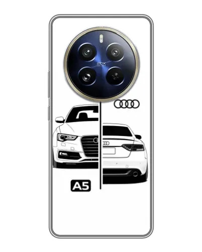 Чохол для Realme 12 Pro з картинкою «Audi — контрастний дизайн» Чохол для Realme 12 Pro з картинкою «Audi — контрастний дизайн»