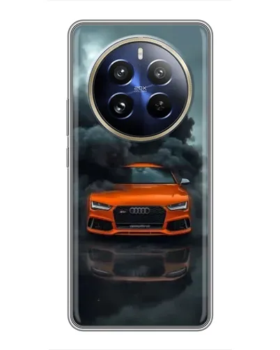 Чохол для Realme 12 Pro з картинкою «Audi у хмарах диму» Чохол для Realme 12 Pro з картинкою «Audi у хмарах диму»